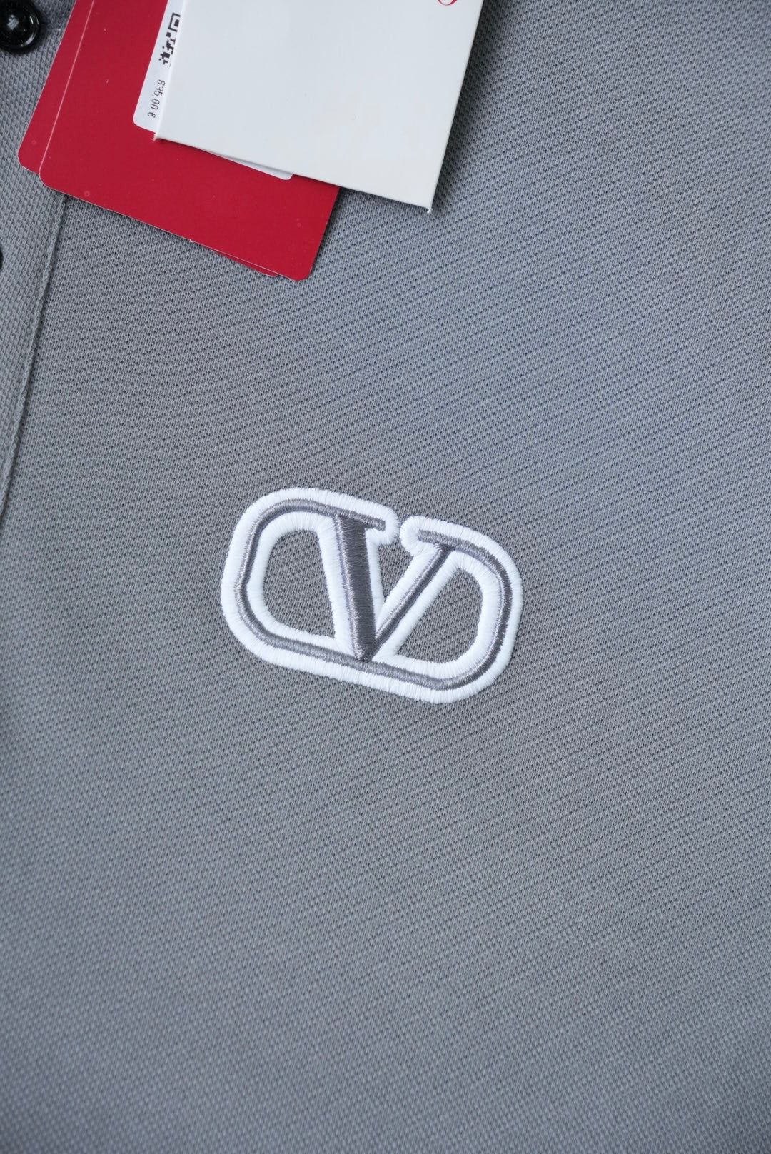 VLTN gray polo shirt