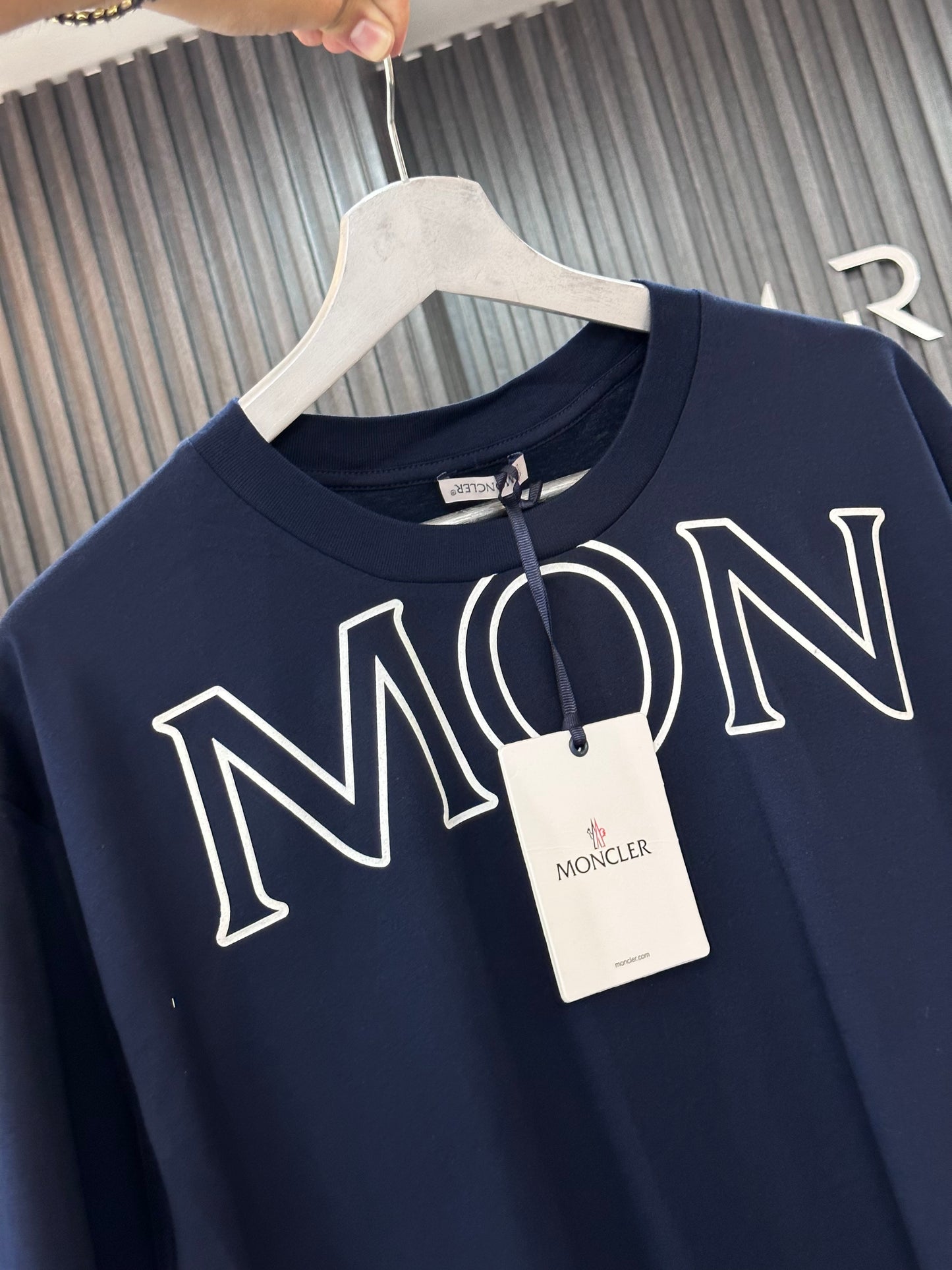 Moncler t shirt dark blue
