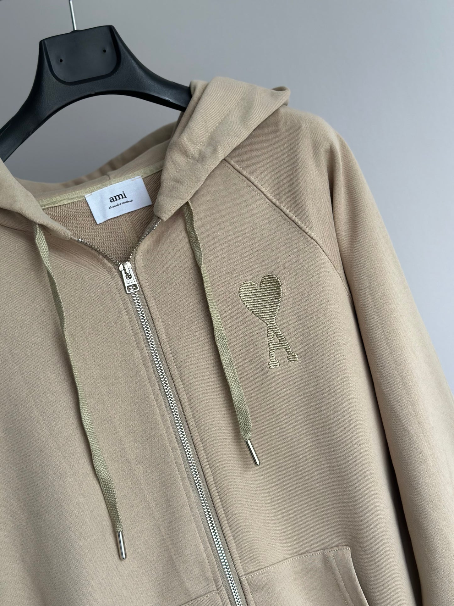 Ami parís cream hoodie