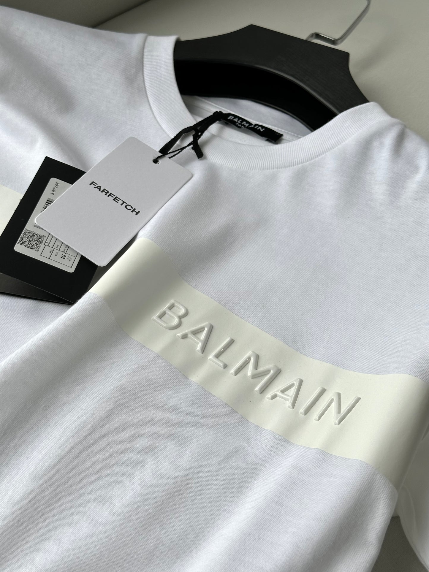 Balmain b tape blanca