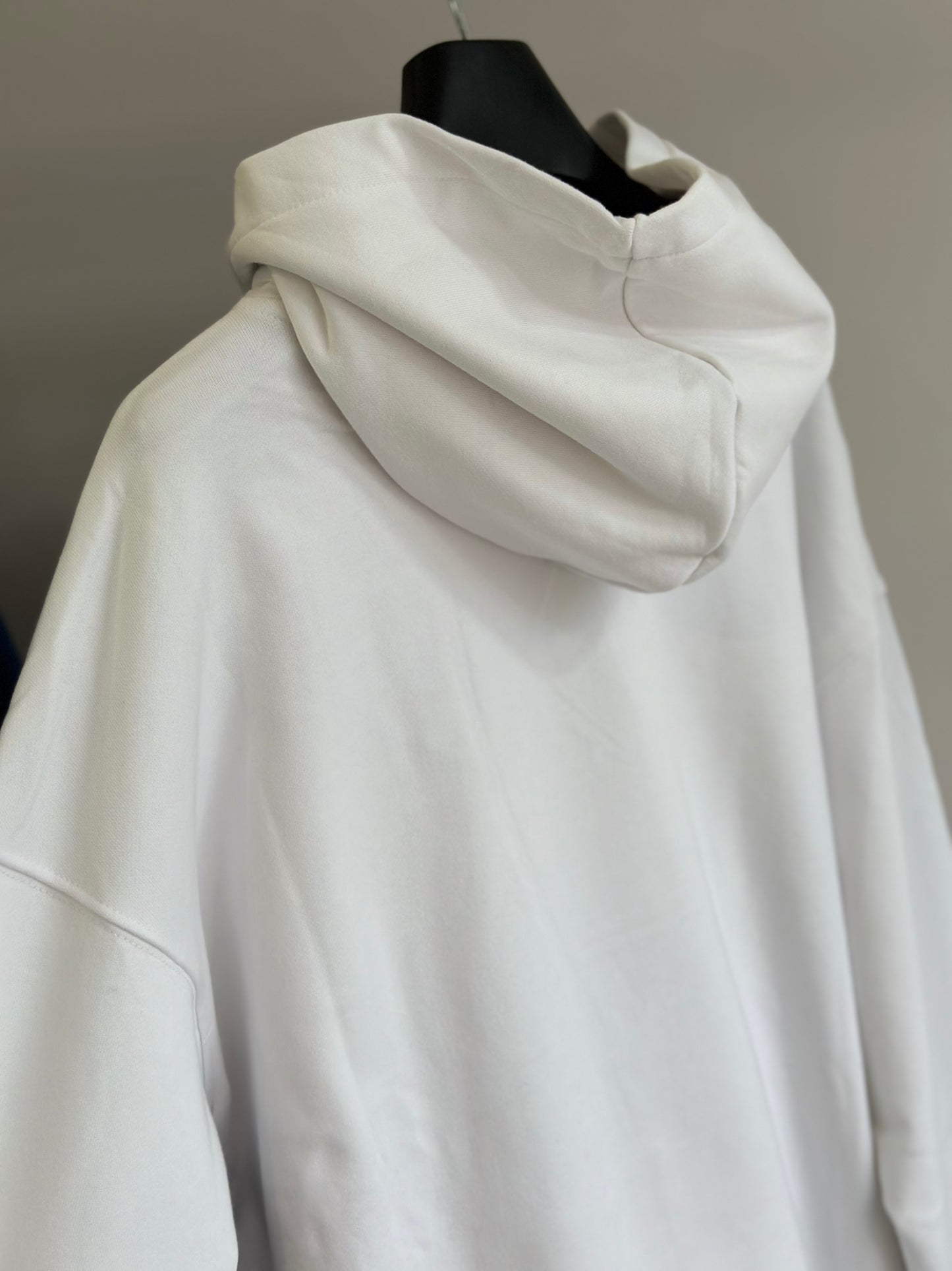 Amiri white logo hoodie