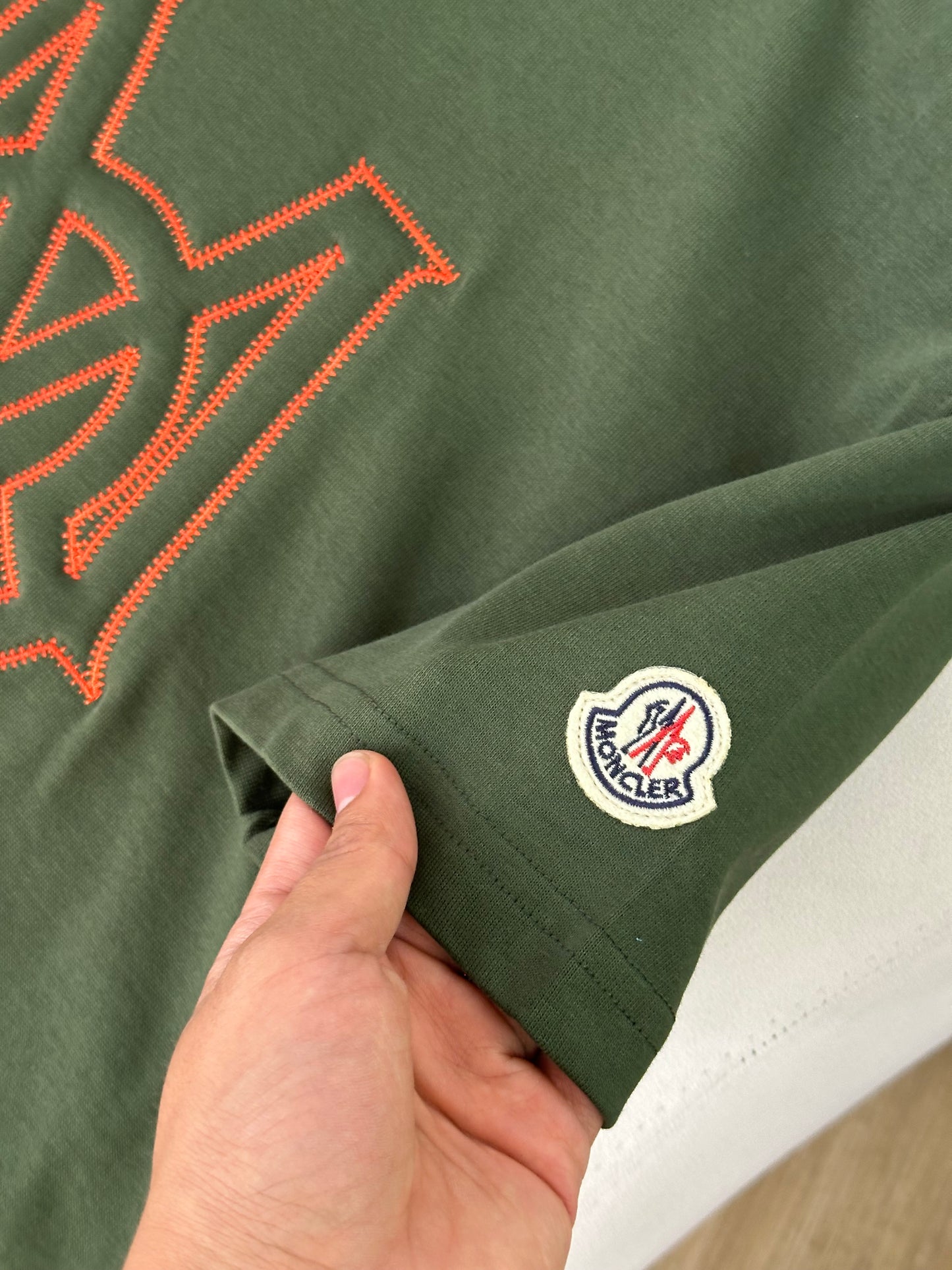 Moncler green tee
