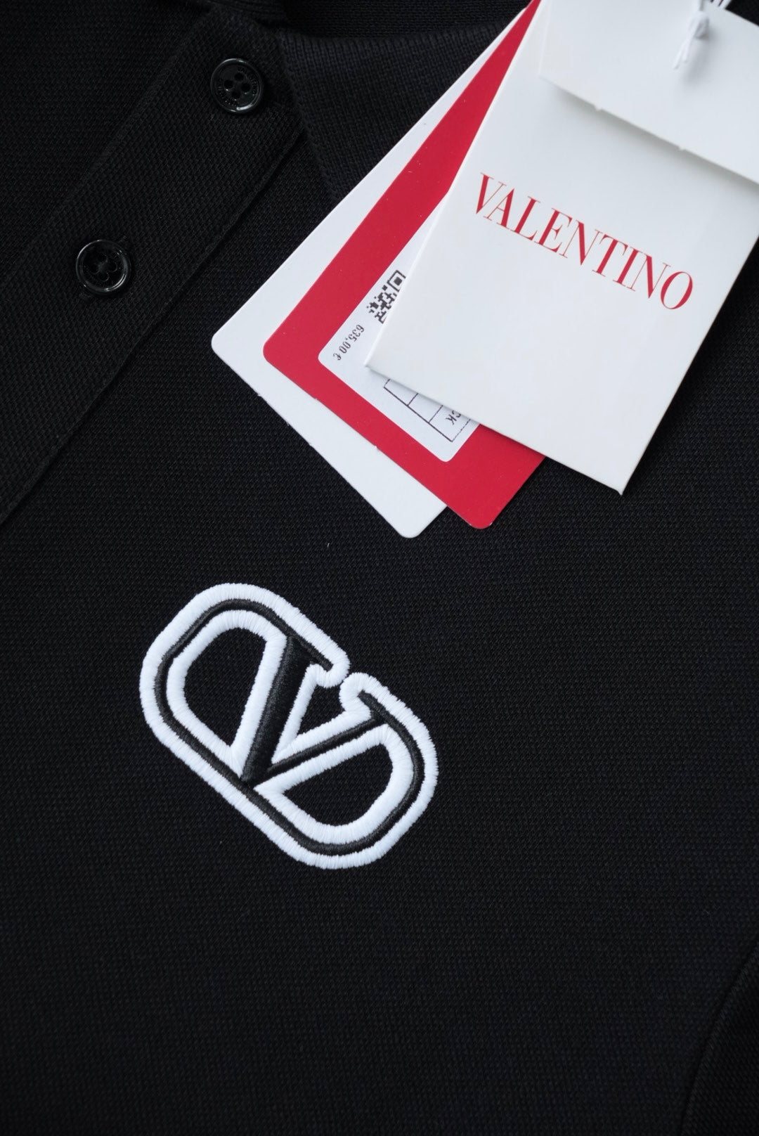 VLTN black polo