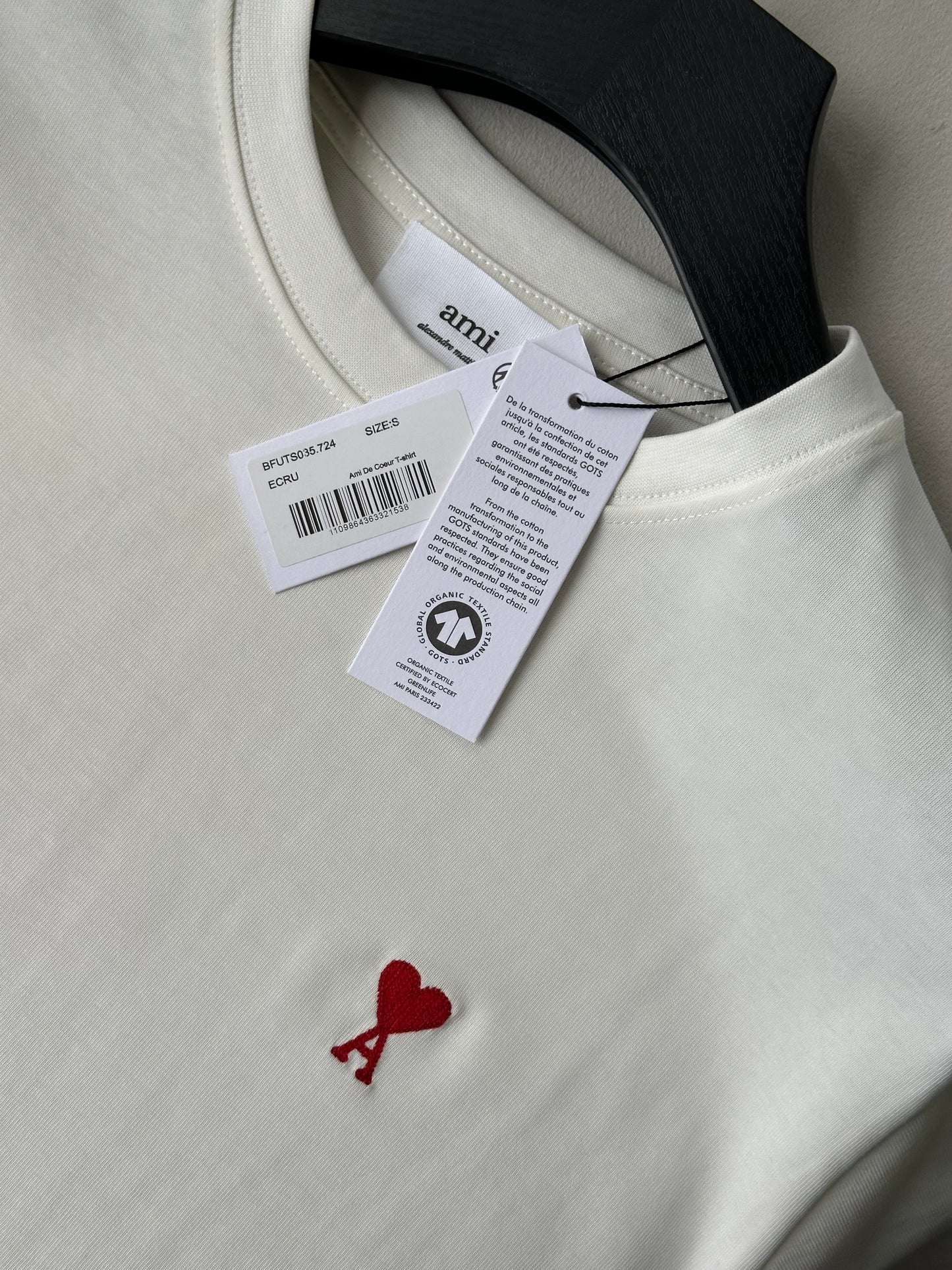 Ami Paris cream white