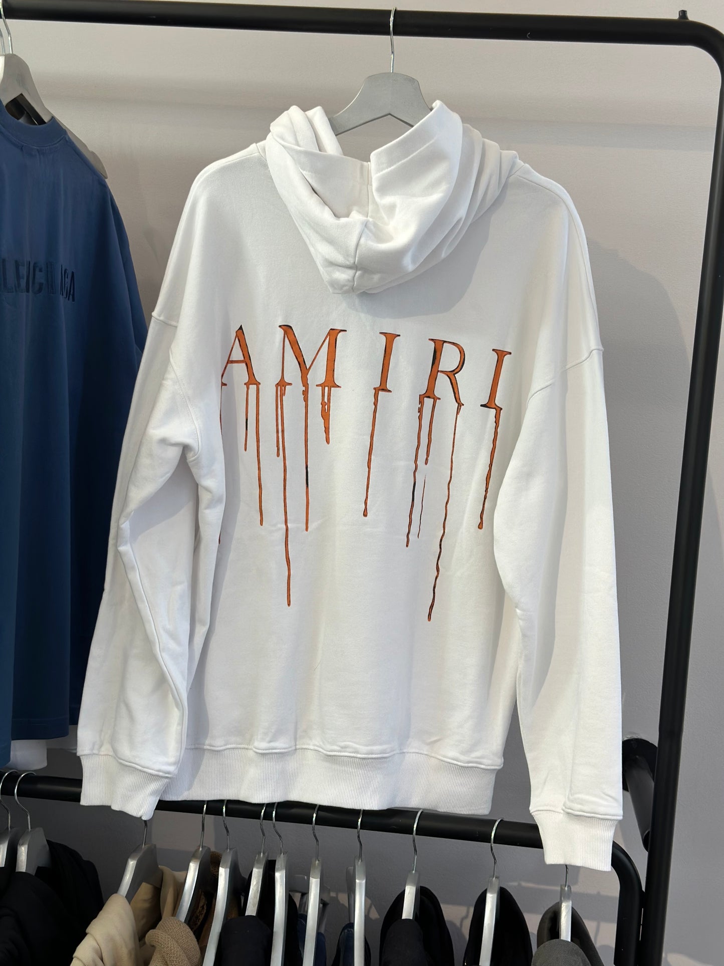 Amiri white hoodie