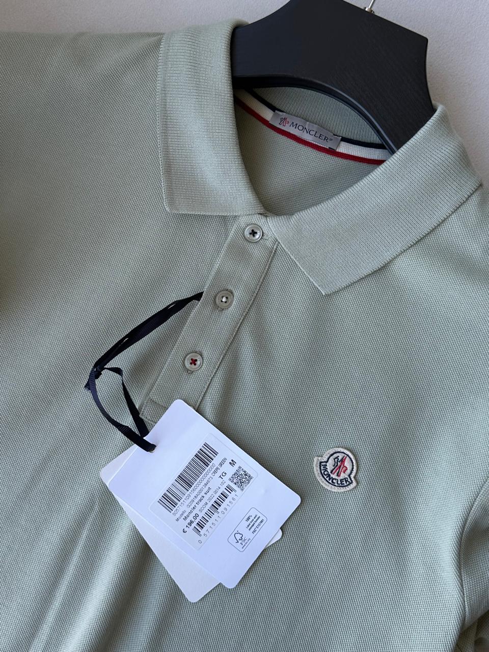 Moncler baby green shirt