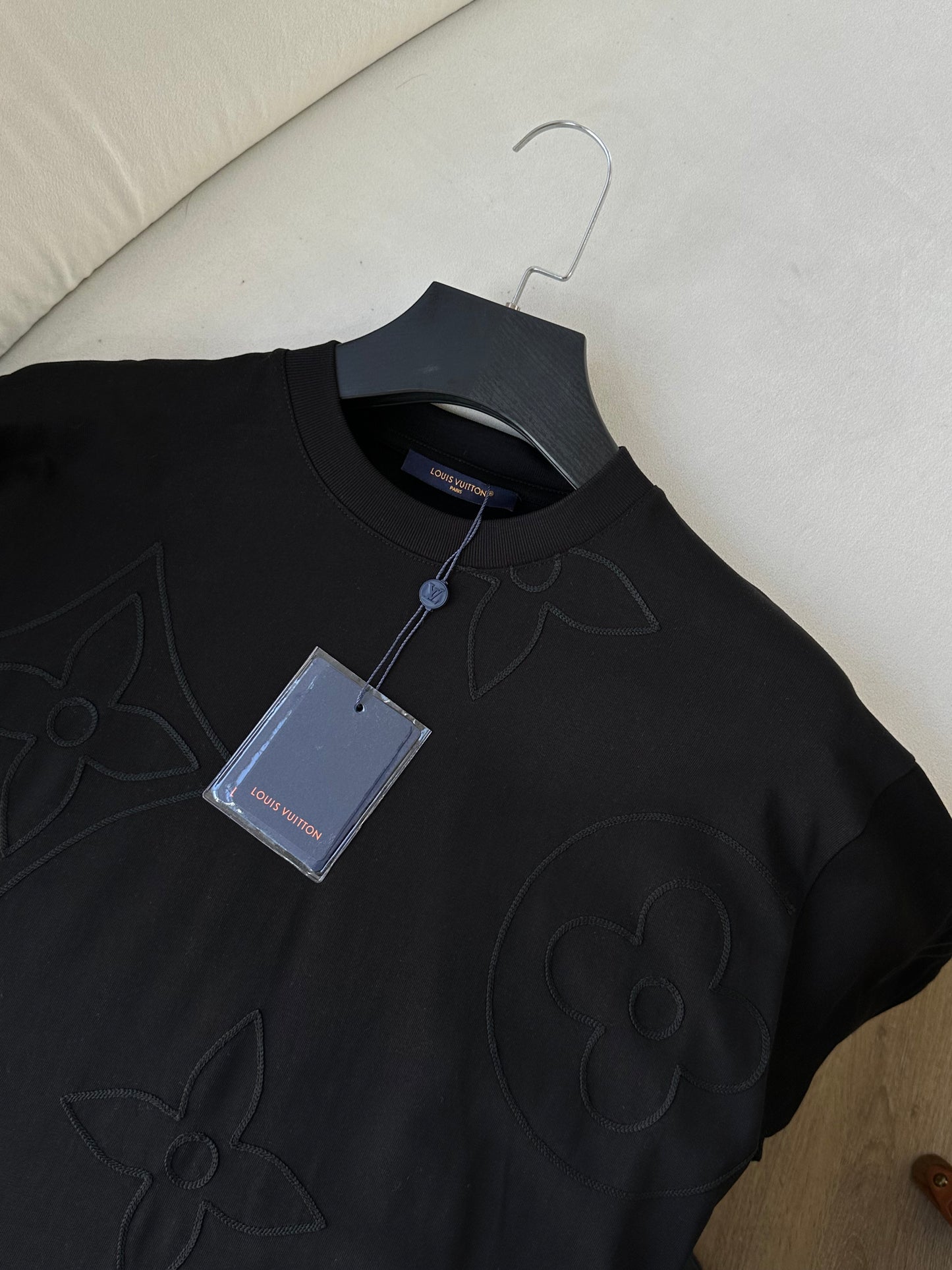 LV monogram embossed