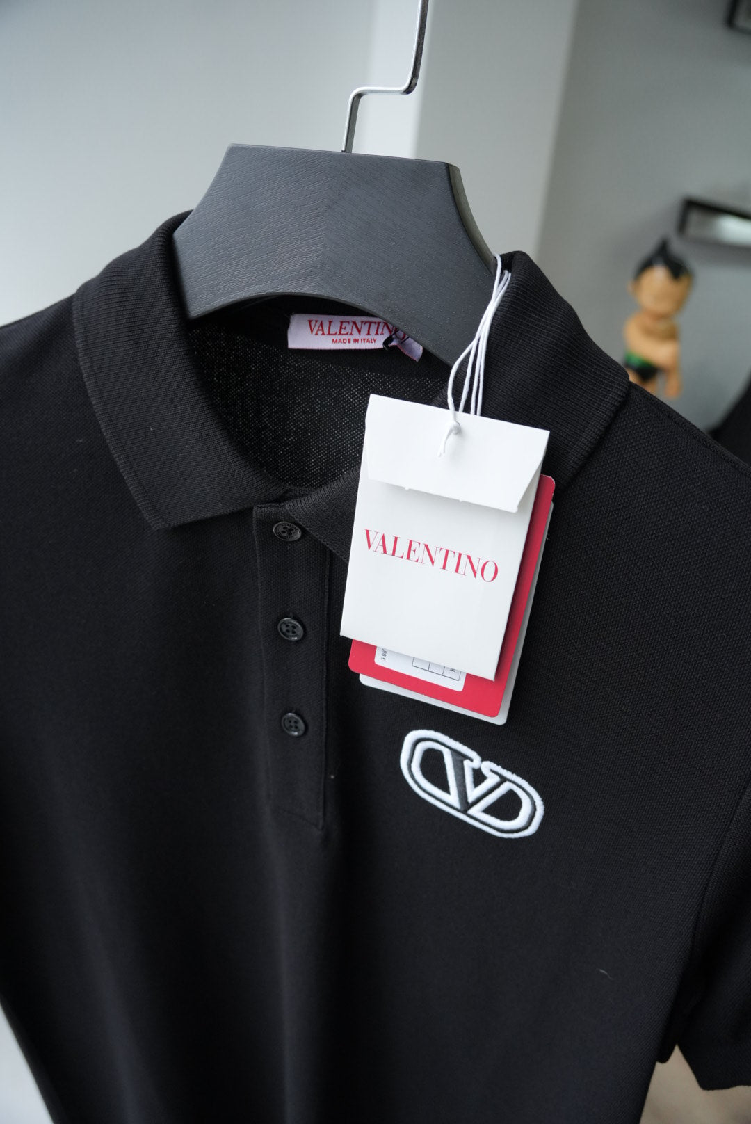 VLTN black polo