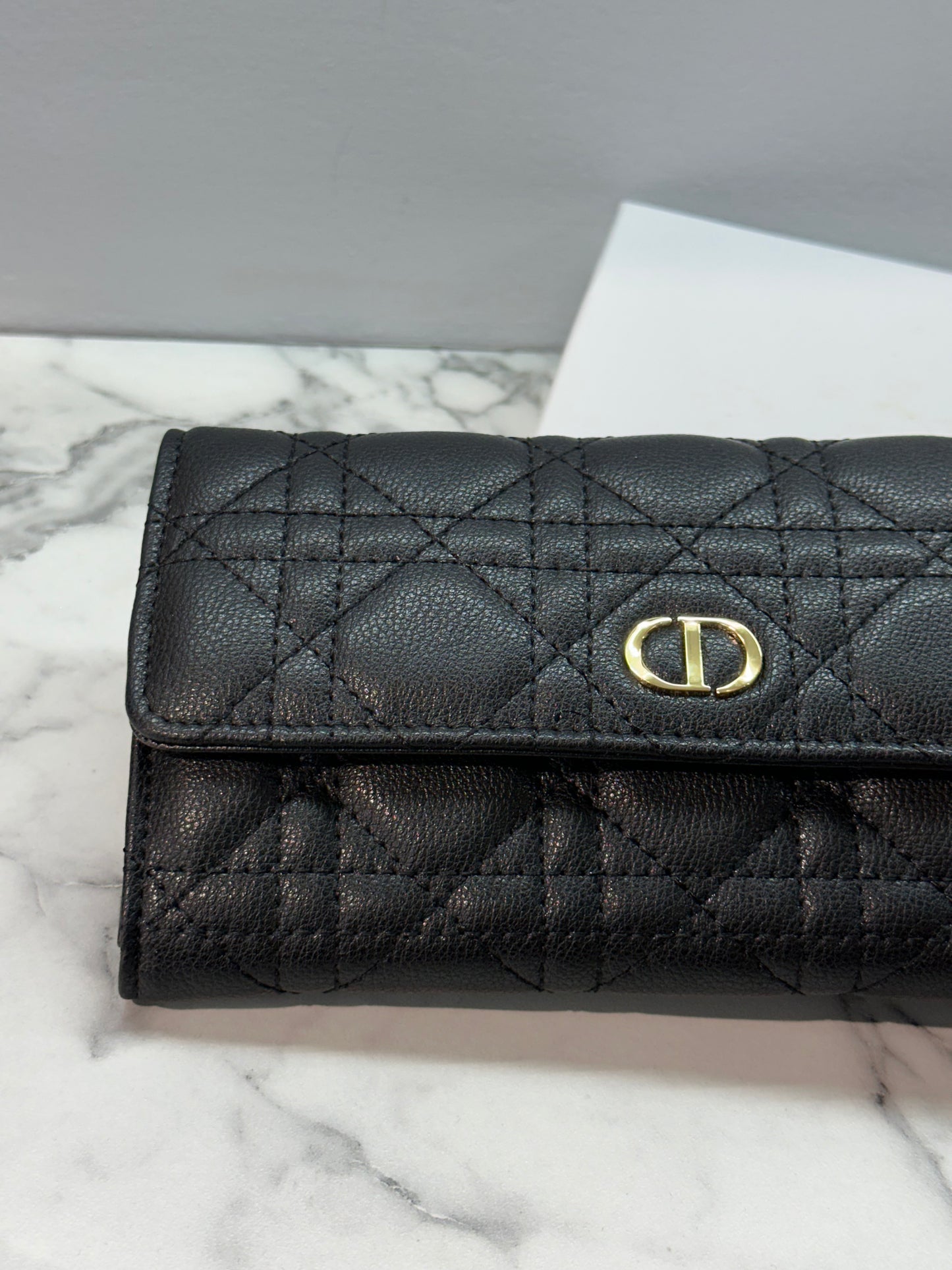 Dior CD buckle leather