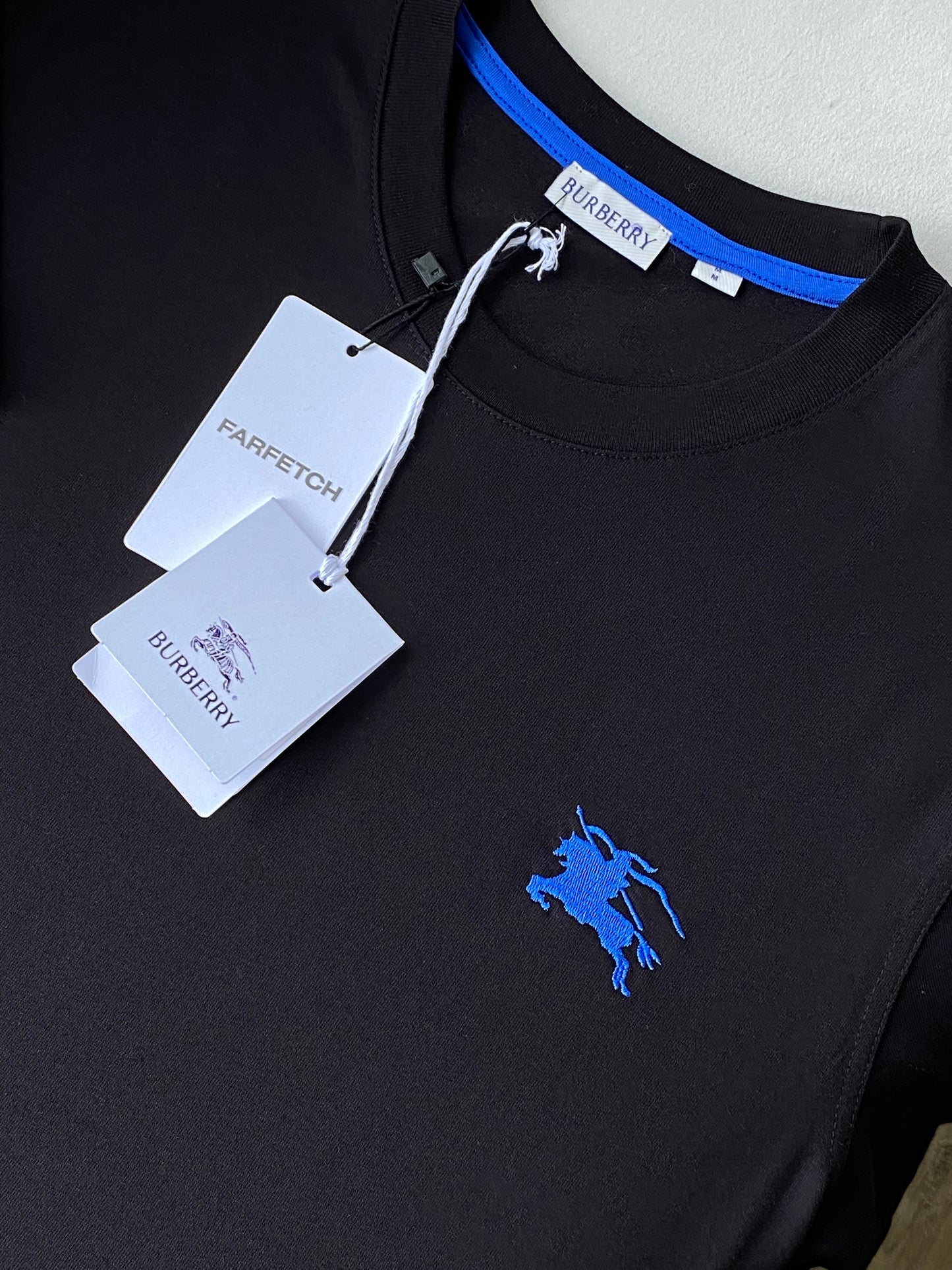 Burberry blue logo shirt