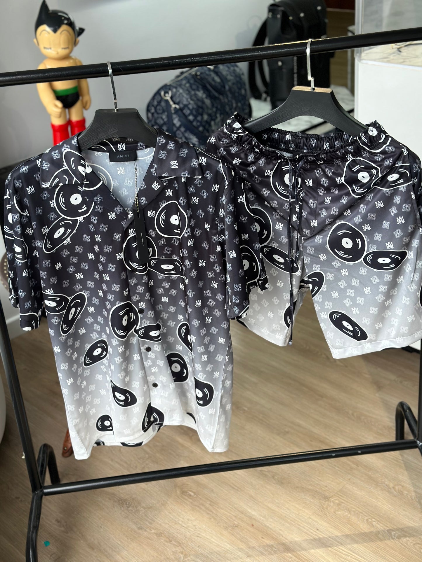 Amiri disco silk set