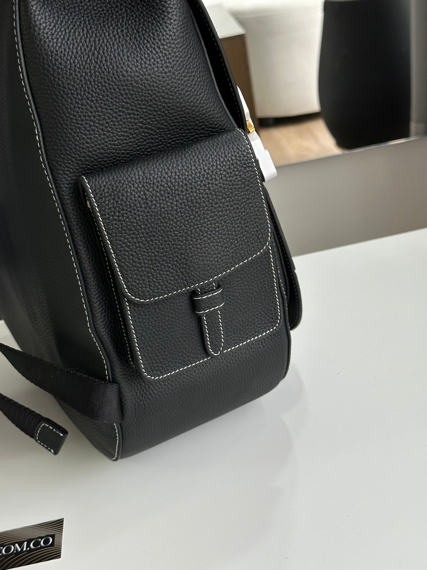 Dior backpack leather