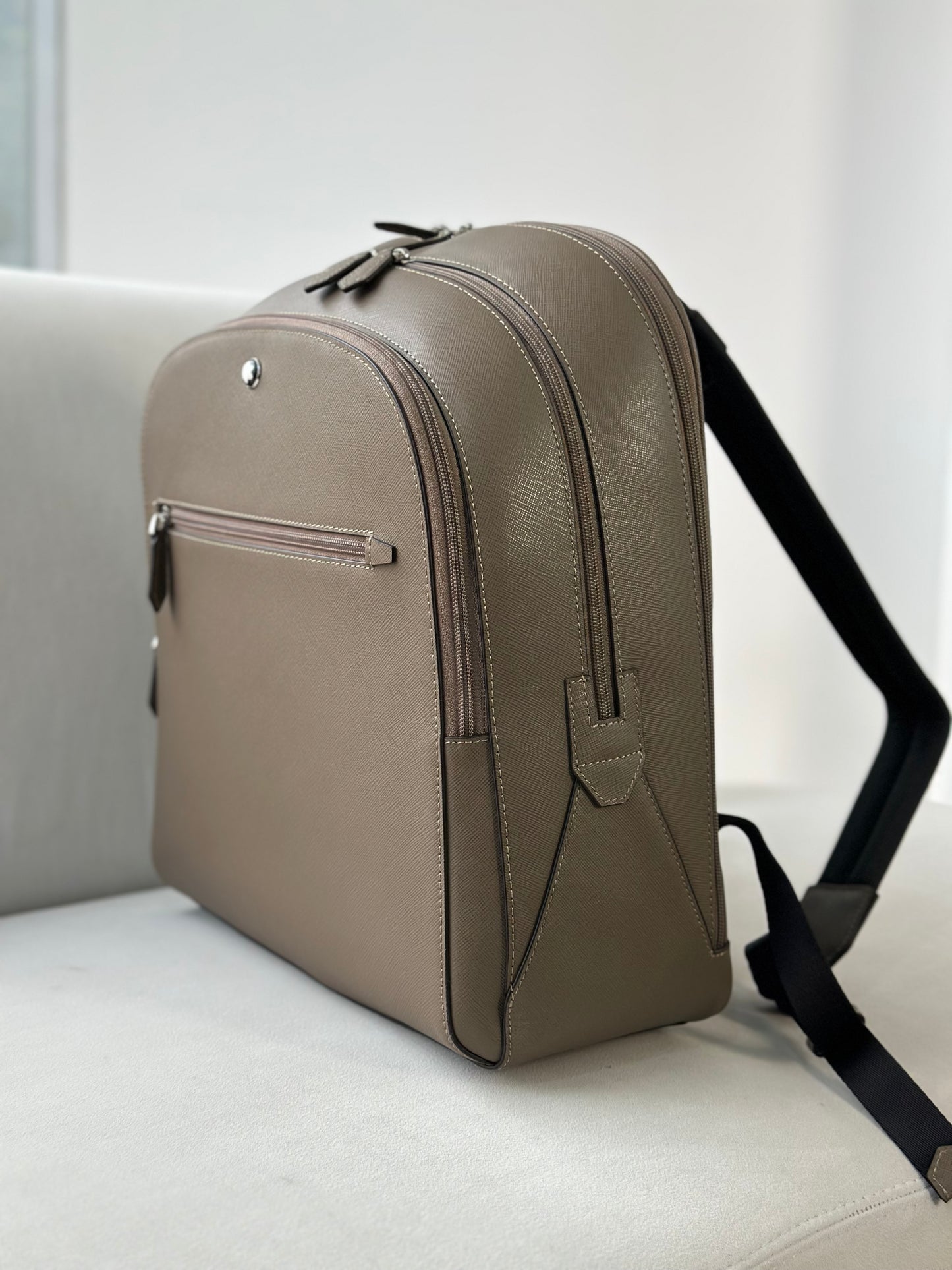 Montblanc cream backpack