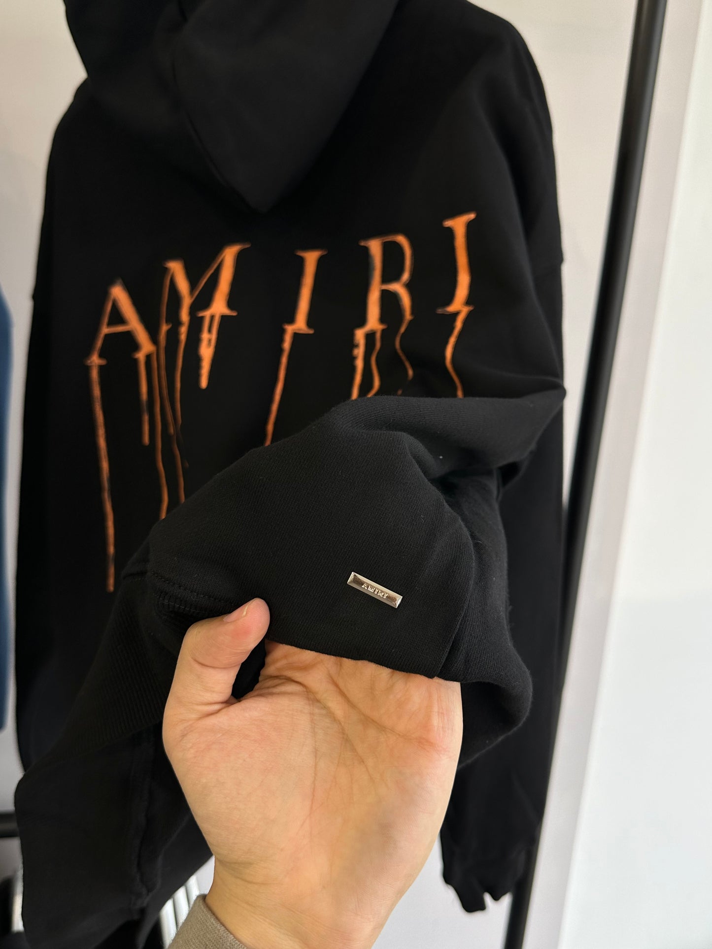 Amiri black hoodie