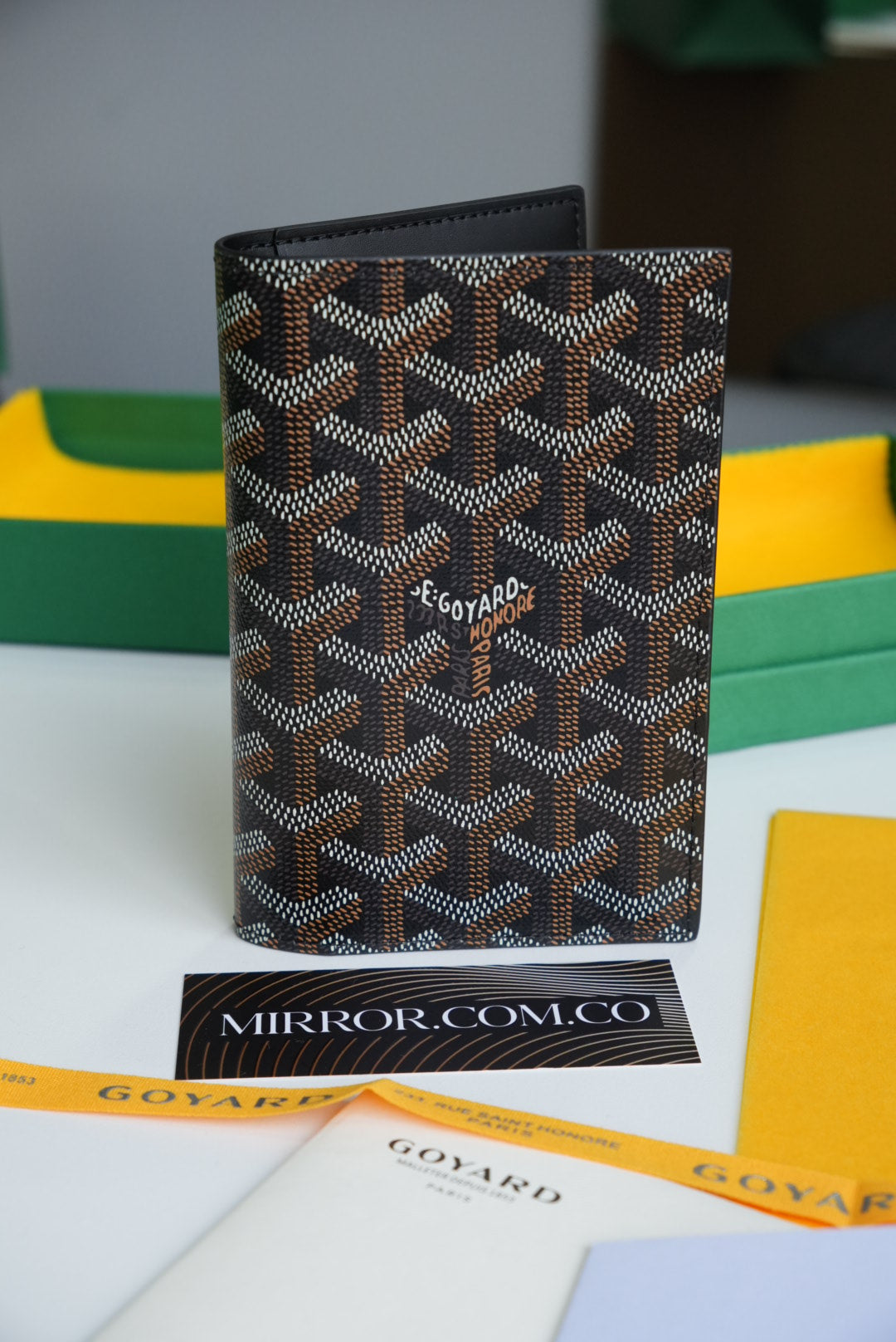 Goyard passport holder