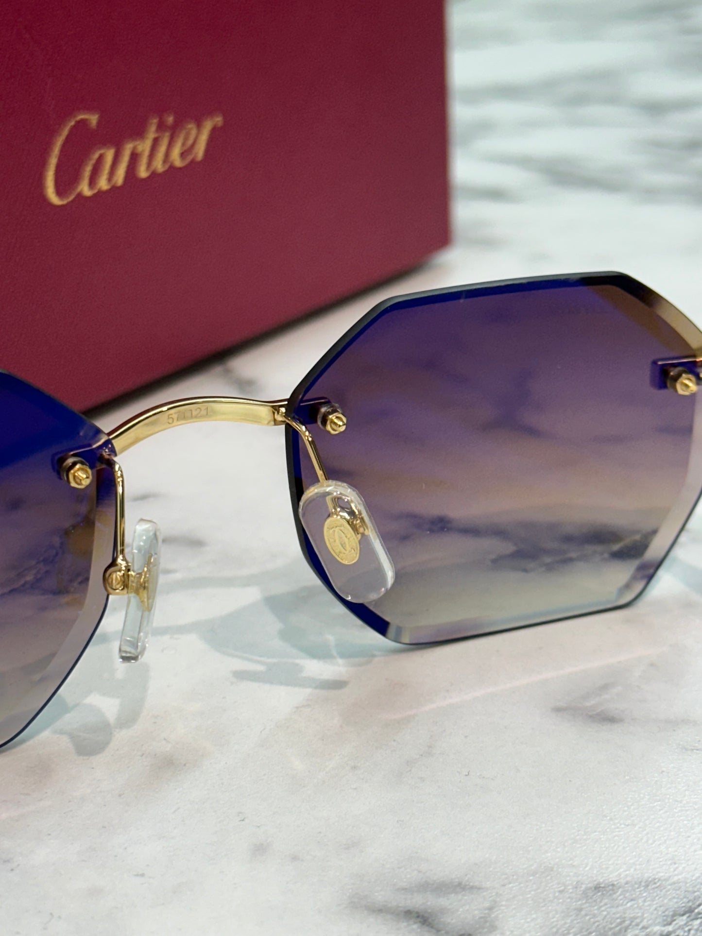 Cartier octagonal sunglasses