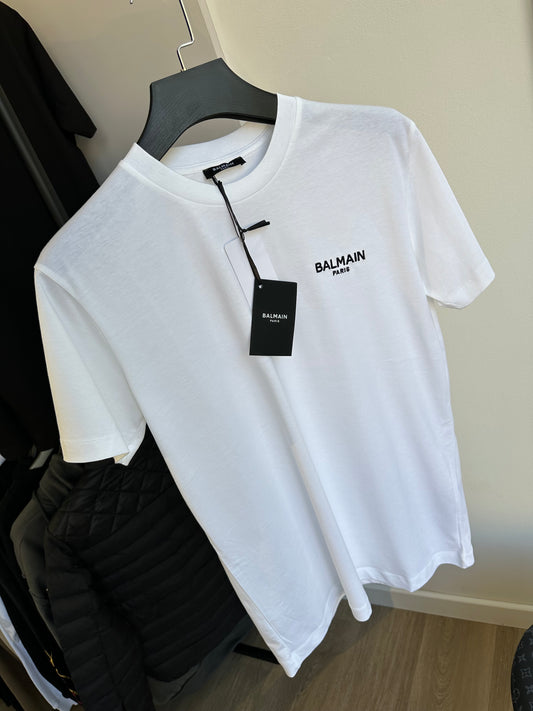 Balmain minimal logo white