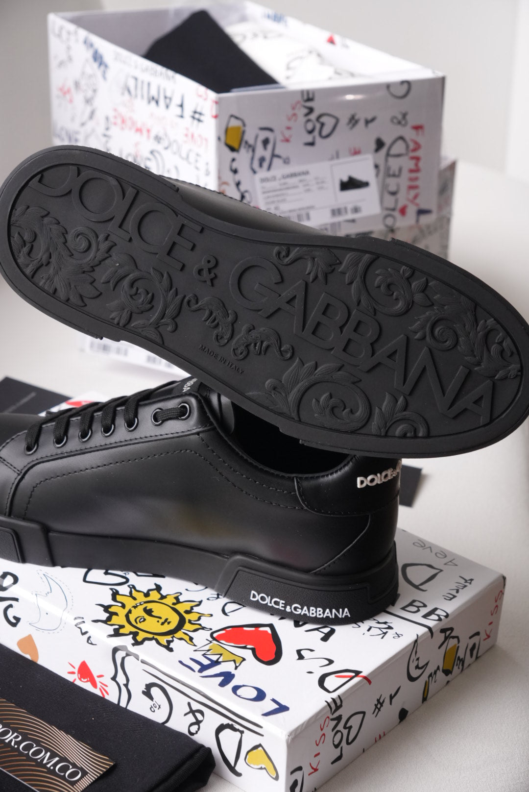 DG black sneakers