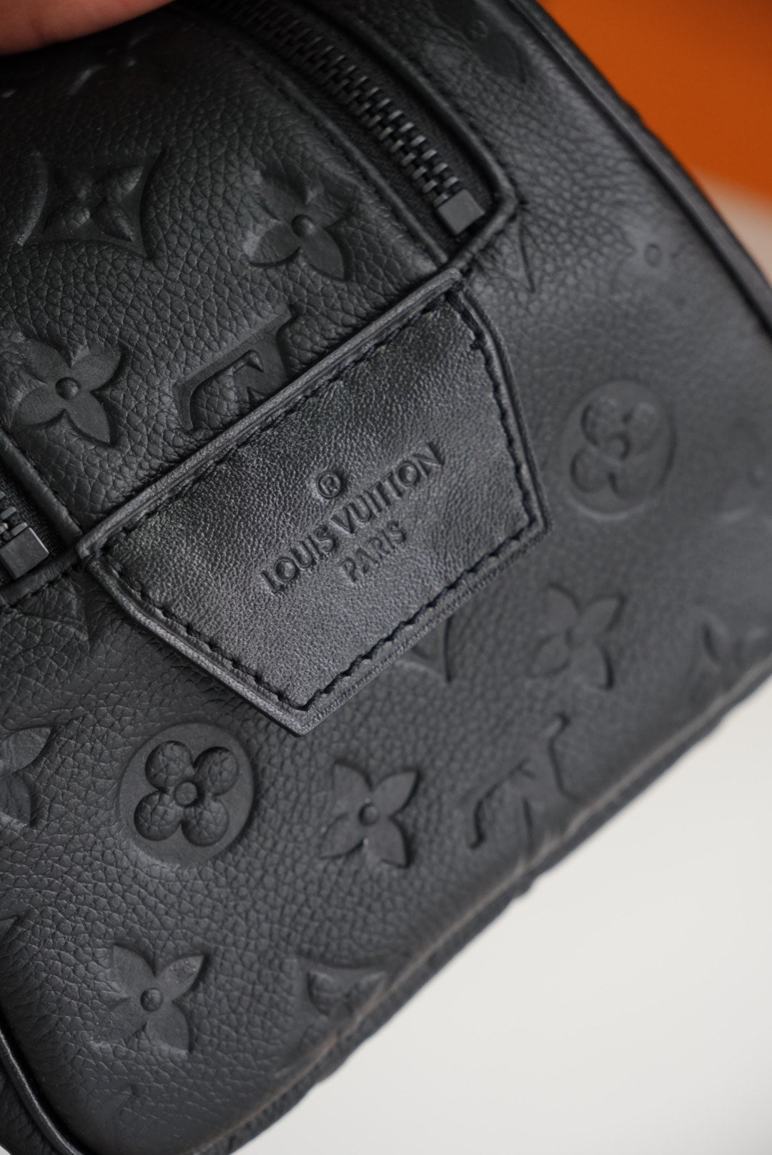 LV embossed neceser