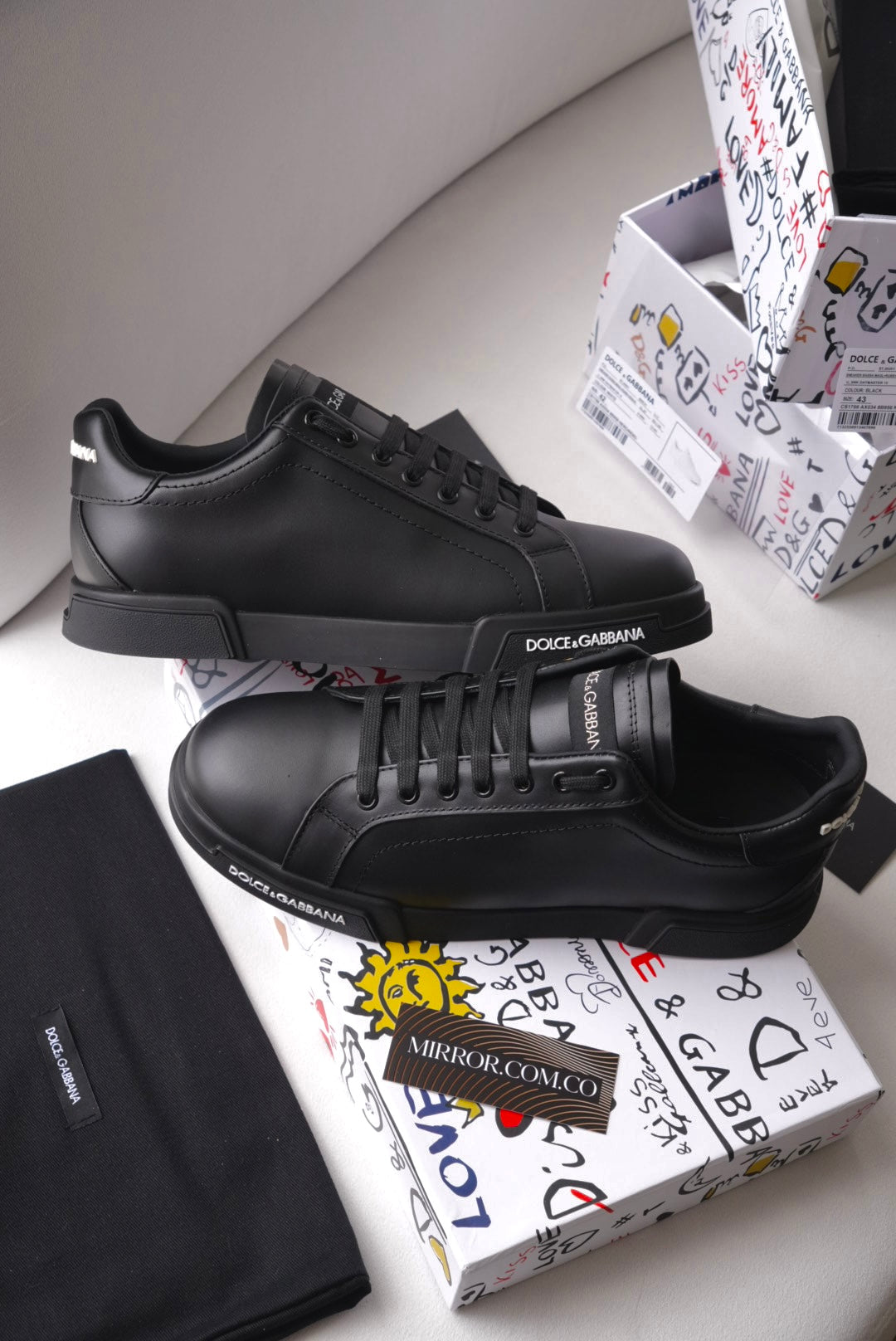 DG black sneakers
