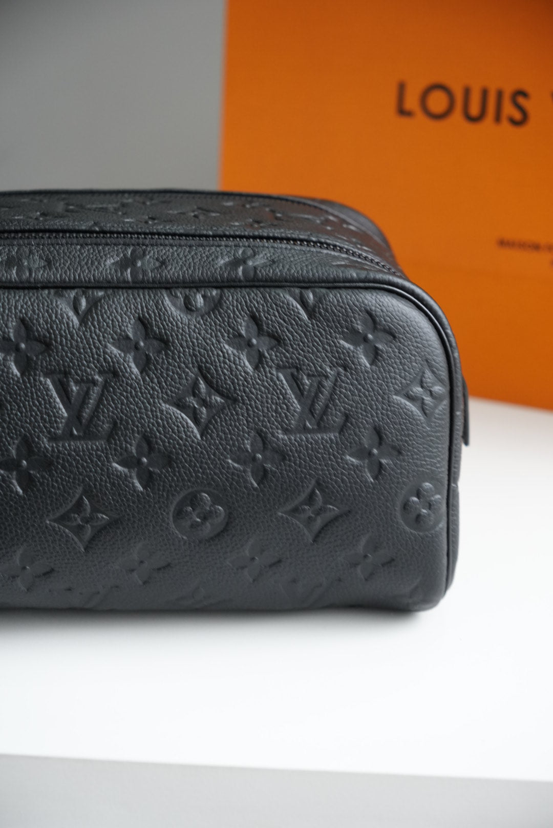 LV embossed neceser