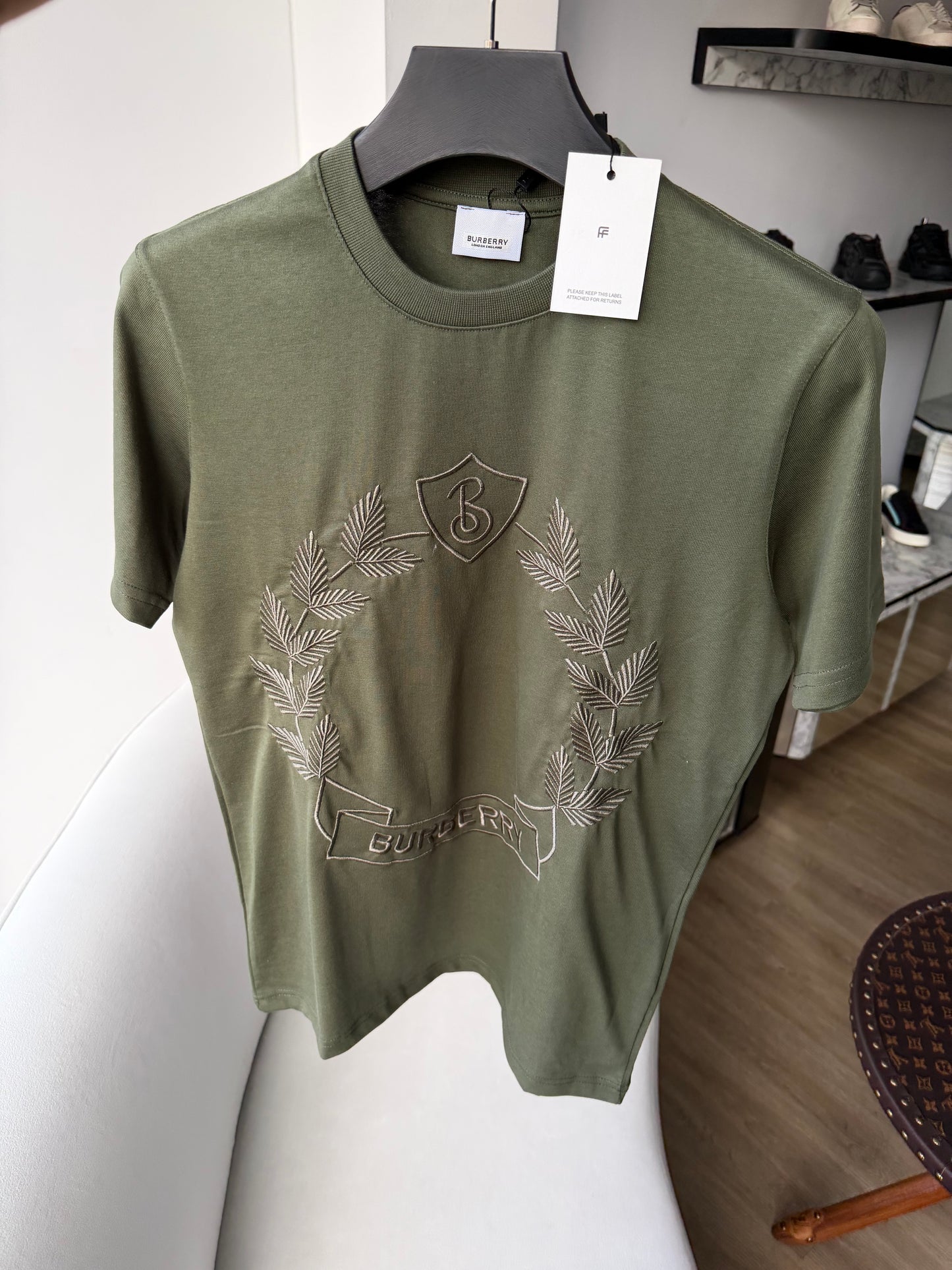 Burberry green tee