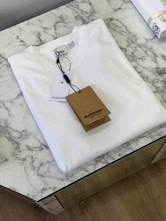 Burberry basic logo tee bordada