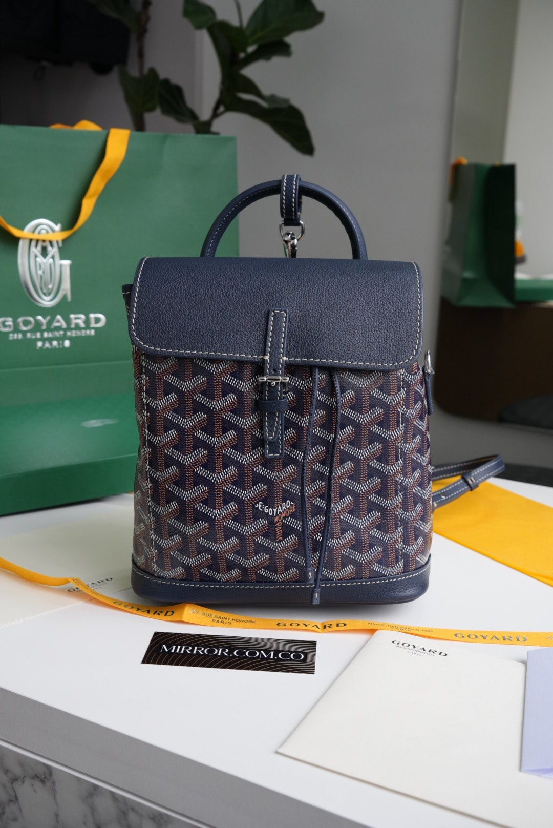 Goyard mini backpack