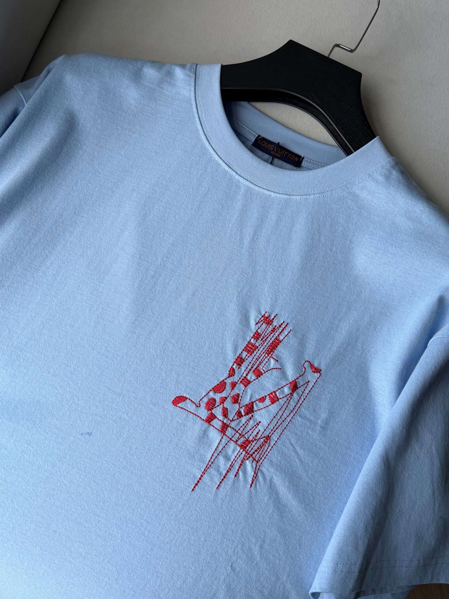 Lv abstract baby blue