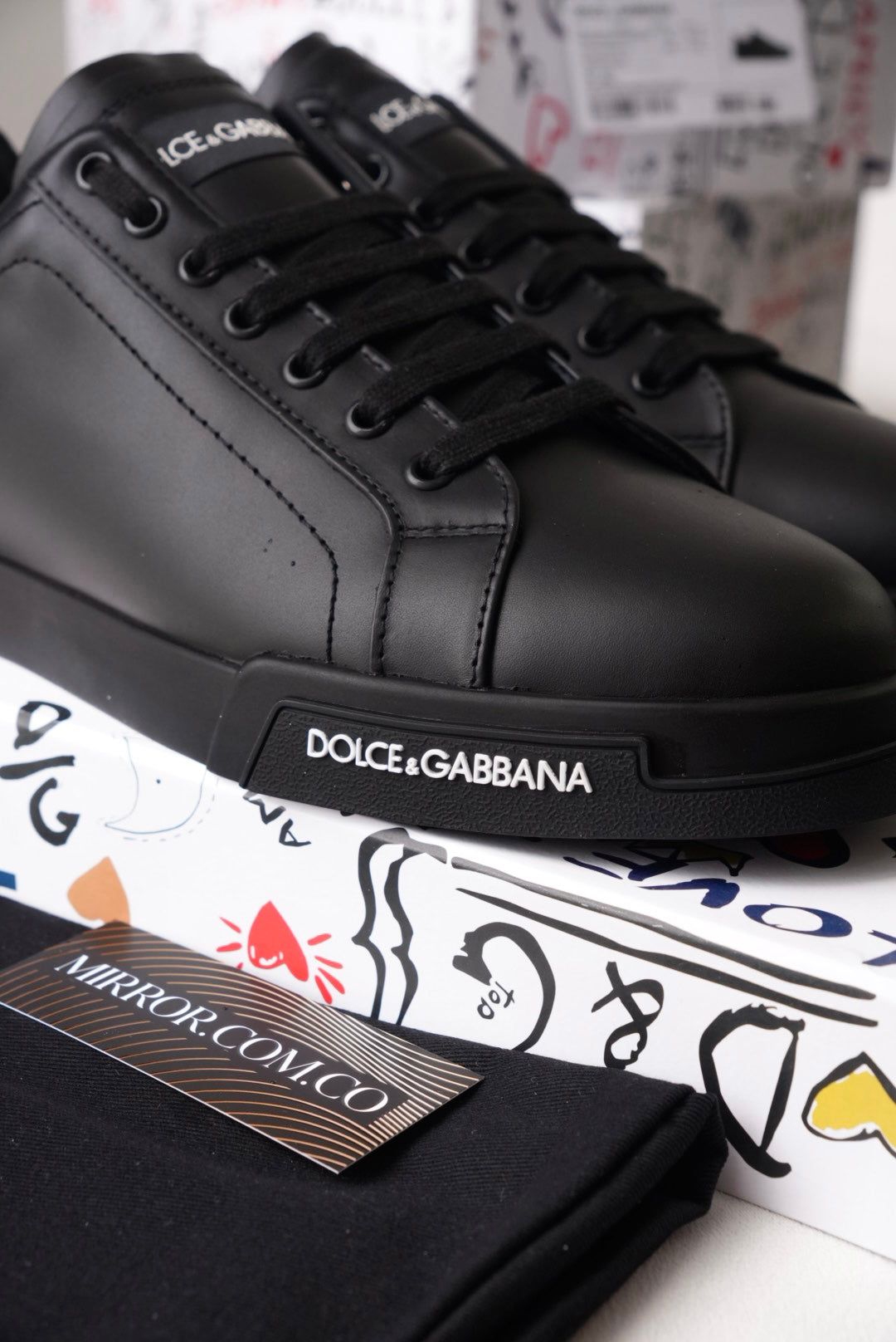 DG black sneakers
