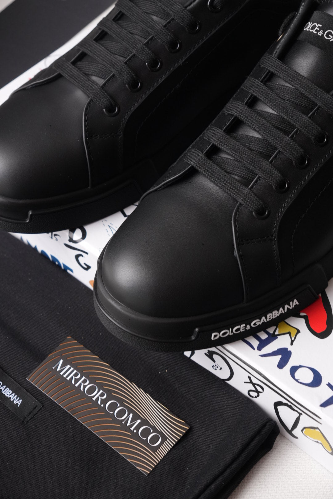 DG black sneakers