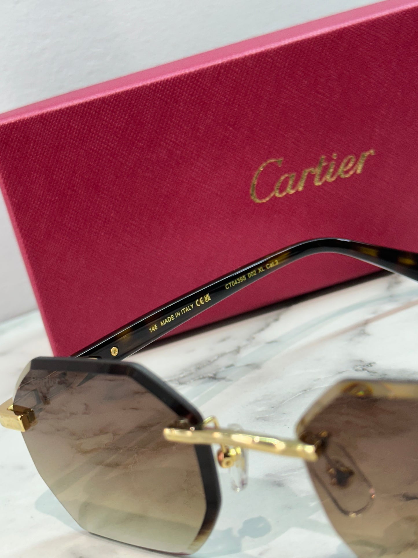 Cartier octagonal sunglasses