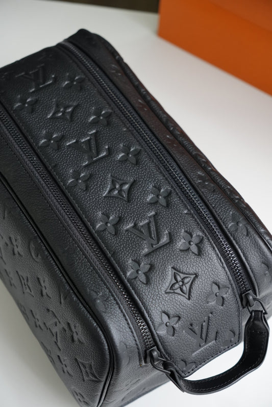 LV embossed neceser