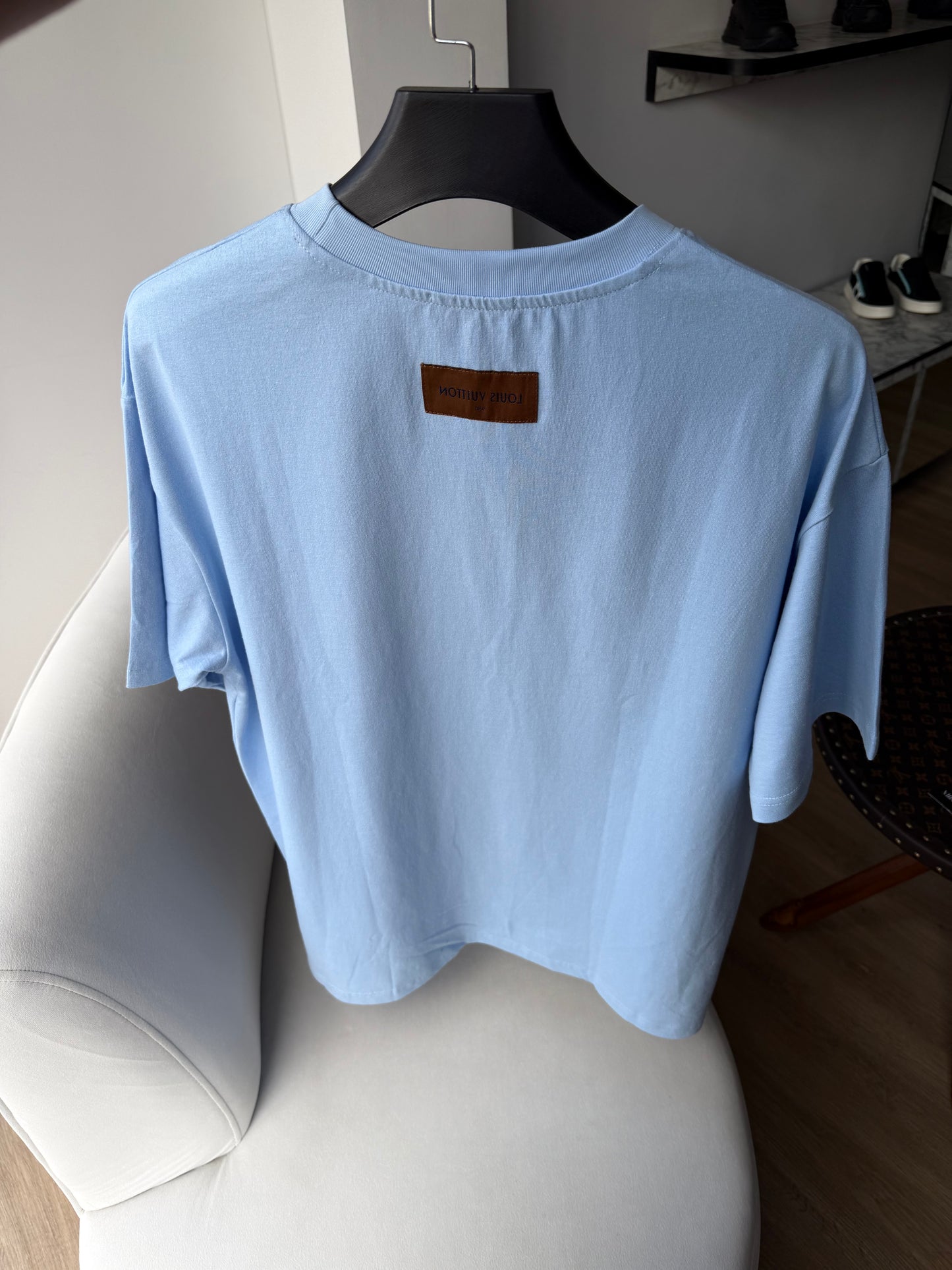 Lv abstract baby blue