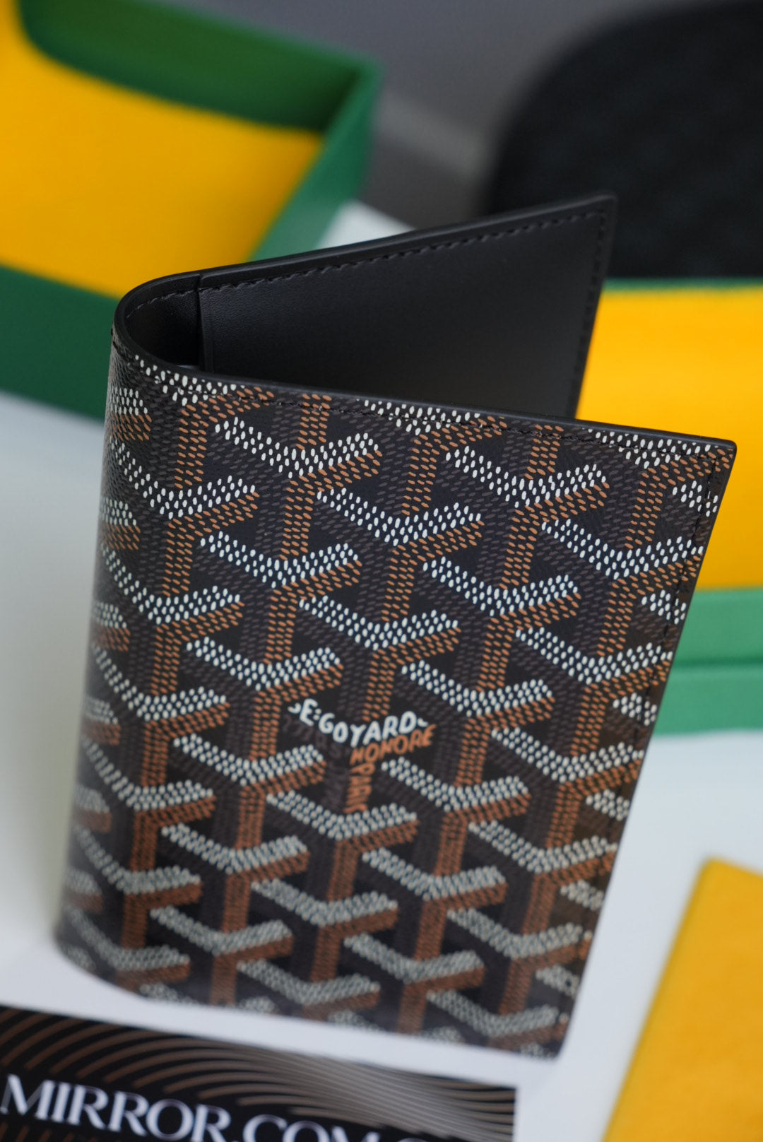 Goyard passport holder