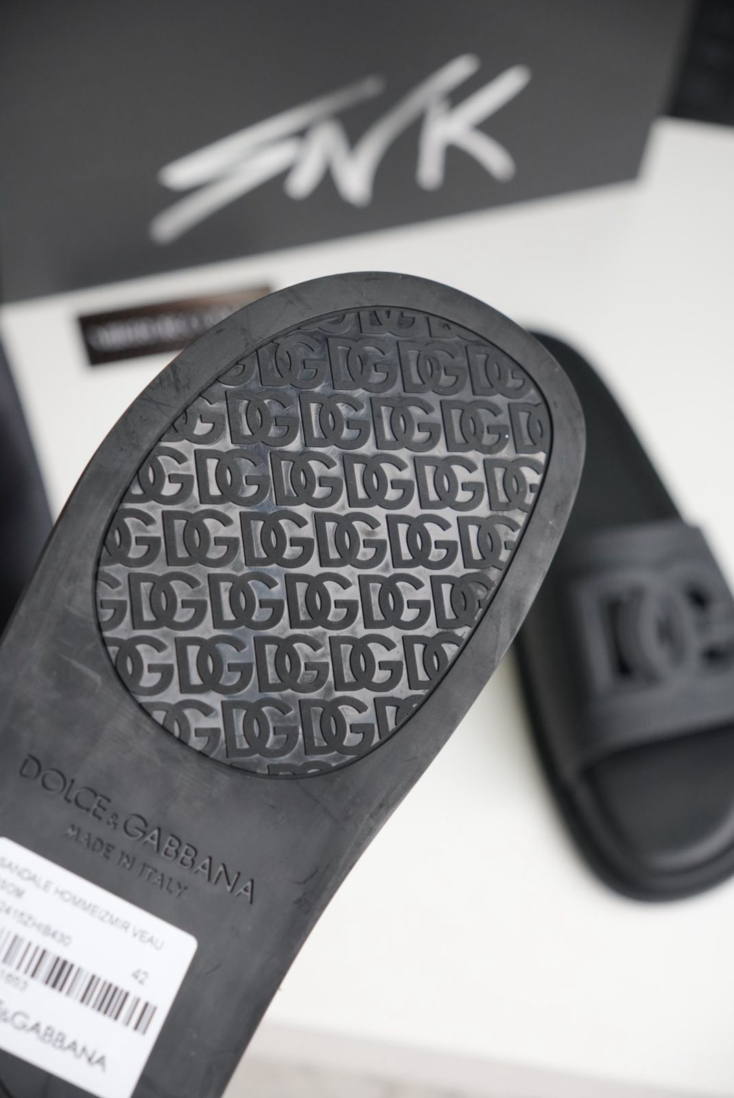 Sandalias D&G negras