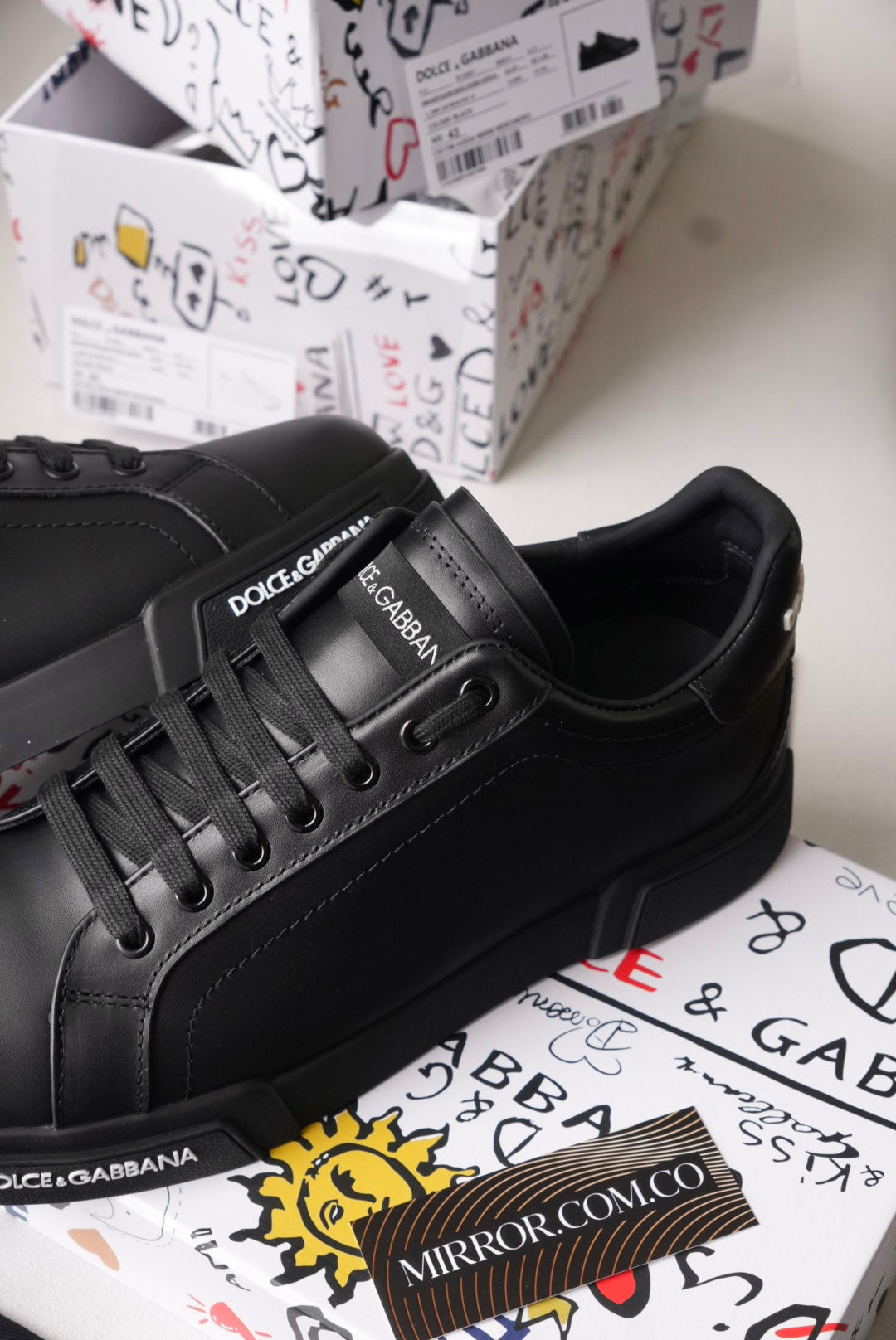 DG black sneakers
