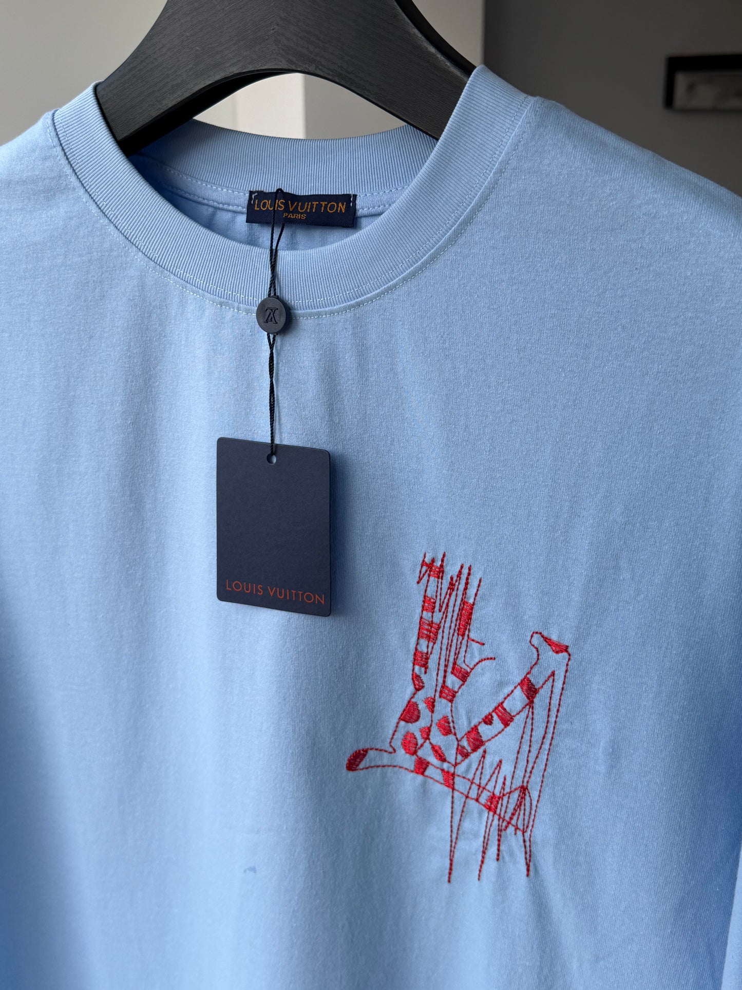 Lv abstract baby blue