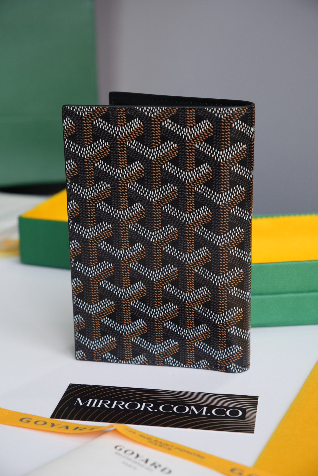 Goyard passport holder