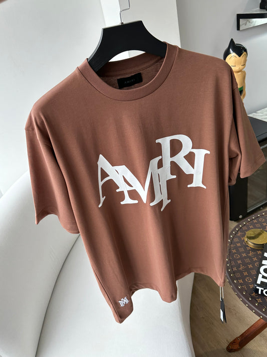 Amiri brown tee