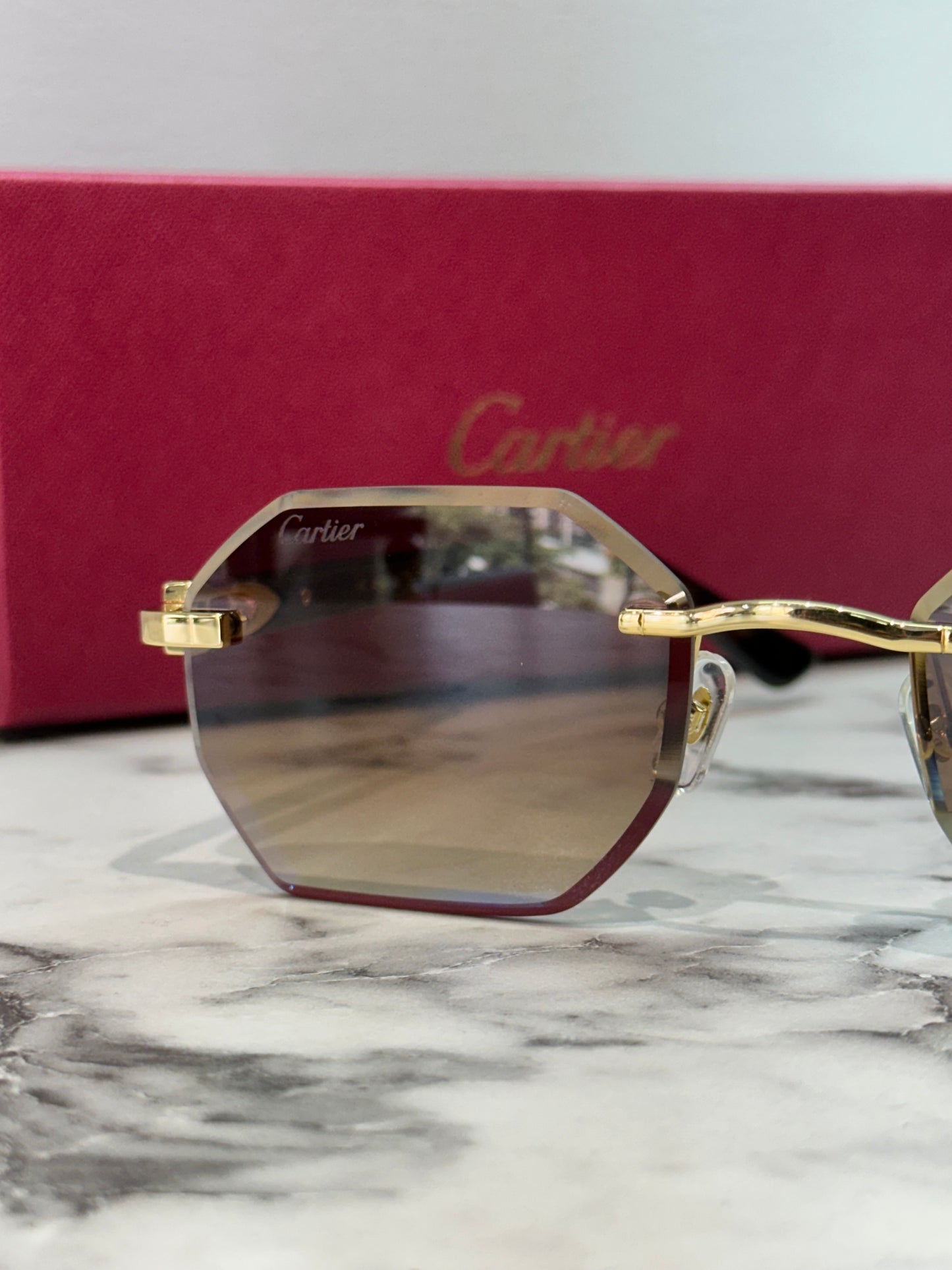 Cartier octagonal sunglasses