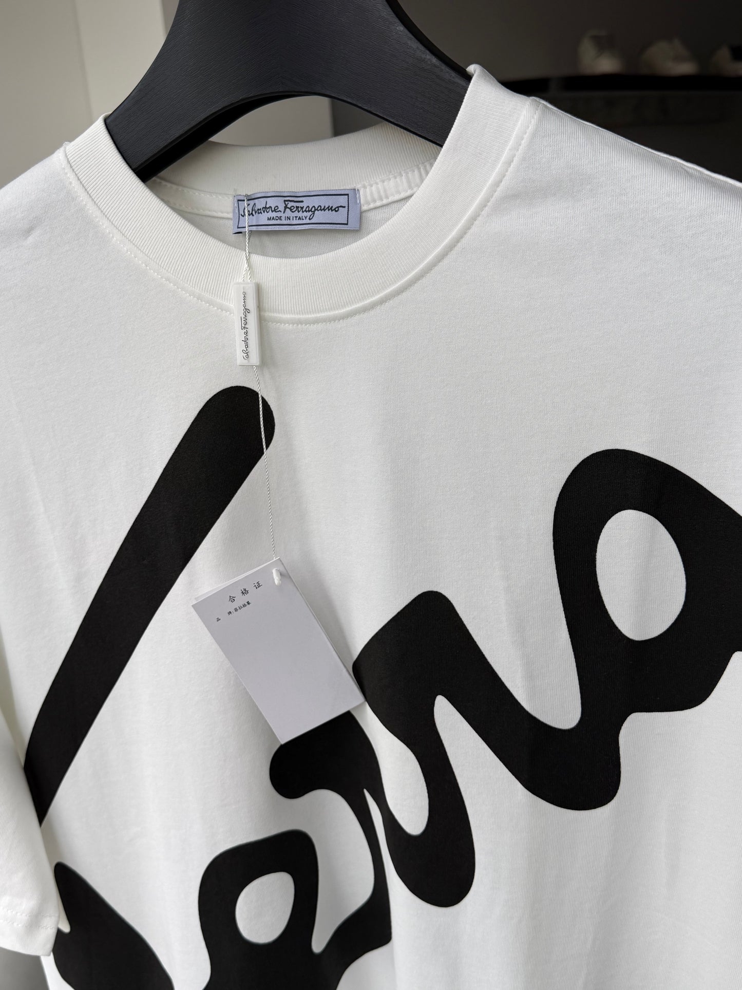 Ferragamo logo print